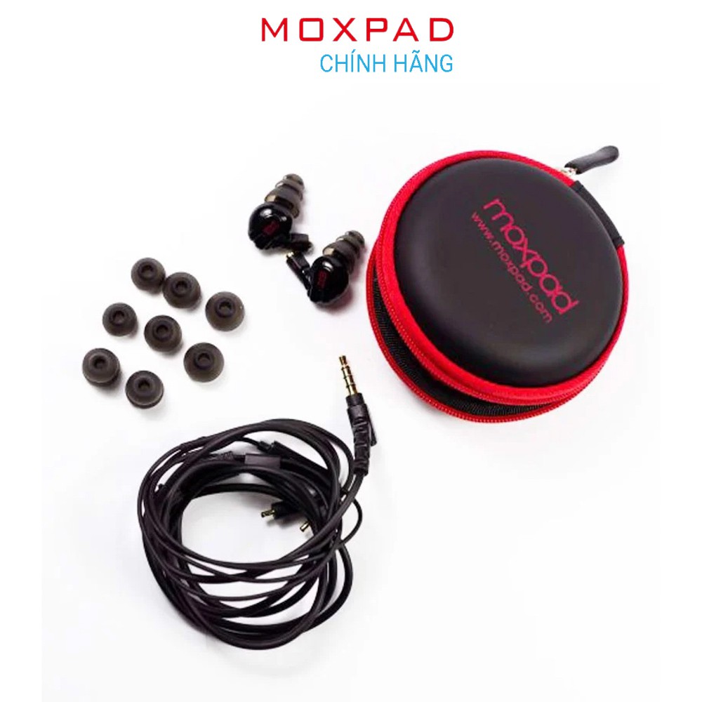 Tai nghe Moxpad X3 - Hàng chính hãng | Dây dẫn tháo rời, Có mic thoại, Âm thanh vượt tầm giá