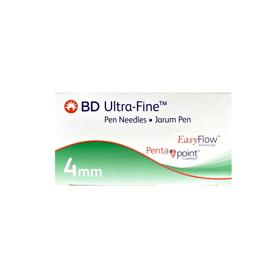 Kim bút tiêm insulin BD Ultra-Fine™ 4mmx32GX100 cây dành cho người điều trị tiểu đường Becton Dickinson