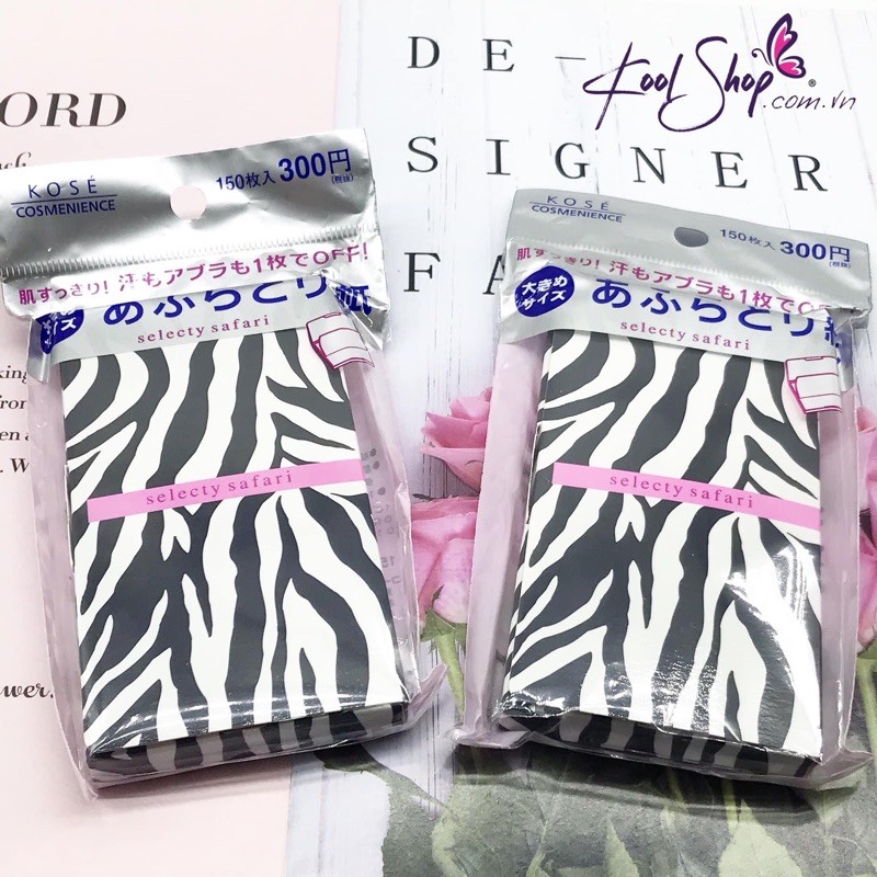 🦓GIẤY THẤM DẦU KOSE SELECTY SAFARI 150t 🦓