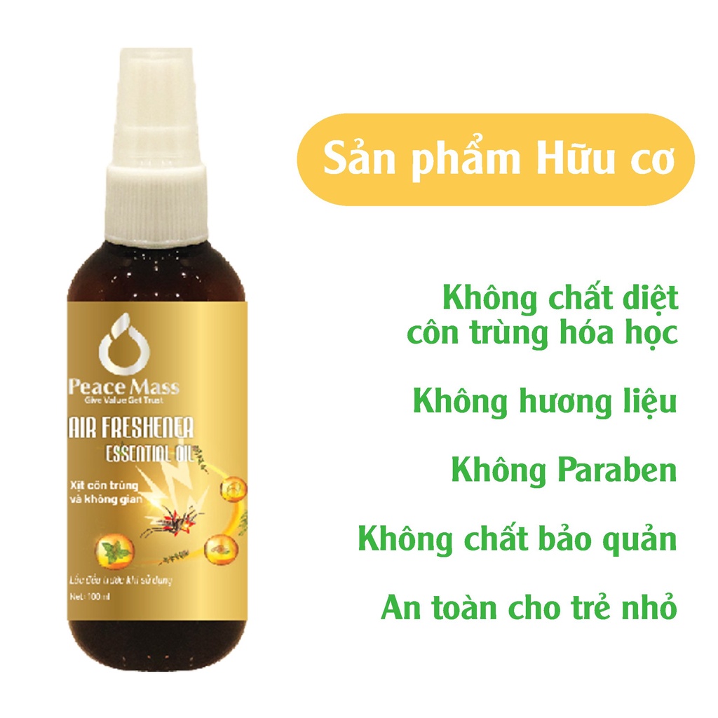 Xịt Côn Trùng Và Không Gian - Airfresherner Peace Mass 100ml