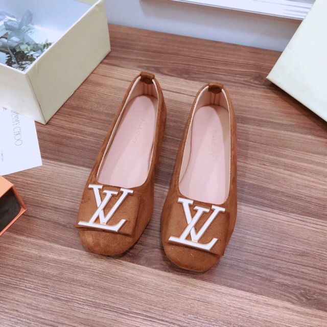 GIÀY BÚP BÊ NỮ MŨI VUÔNG KHOÁ  CỰC SANG [SẴN]