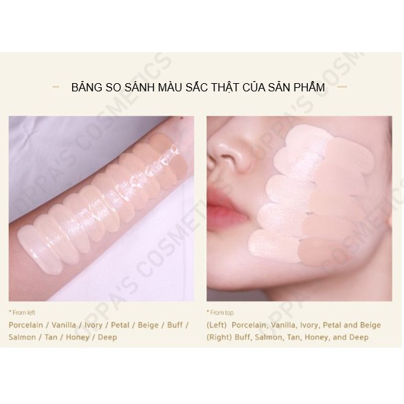 Kem nền siêu mịn Espoir Pro Tailor Foundation Be Glow SPF 25 PA++