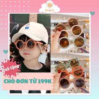  Kính mát cho bé mắt kính cho bé gọng tròn và gọng gấu kiểu dáng Hàn Quốc freesize cho bé từ 1-5 tuổi 