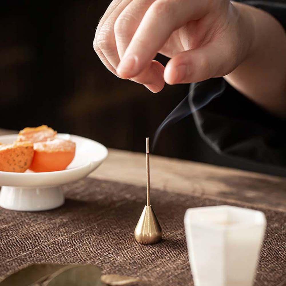 Giá Đỡ Nhang Trầm Bằng Đồng Thau Nhỏ Gọn Trang Trí Nhà Cửa