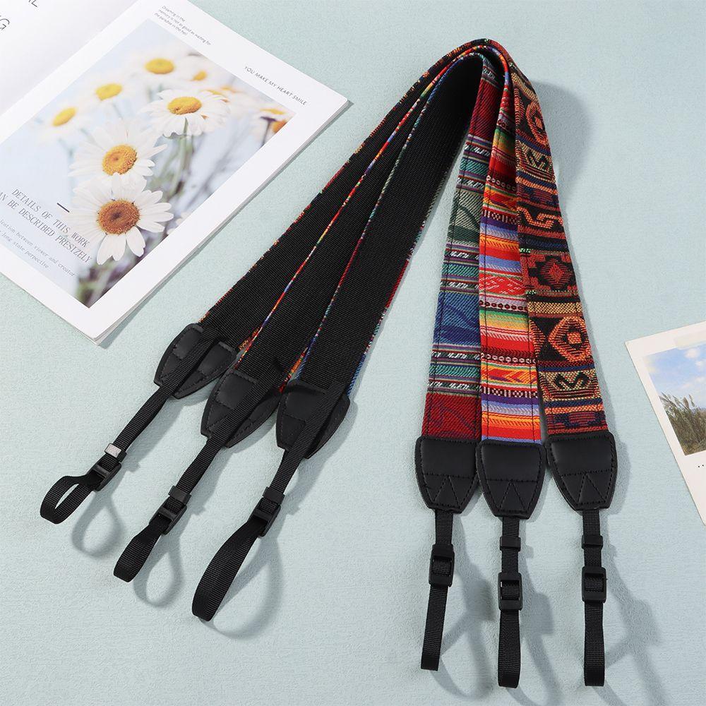 Dây Đeo Máy Ảnh SLR Bằng Da PU Phong Cách Dân Tộc SHOUKEY SLR DSL / DSLR