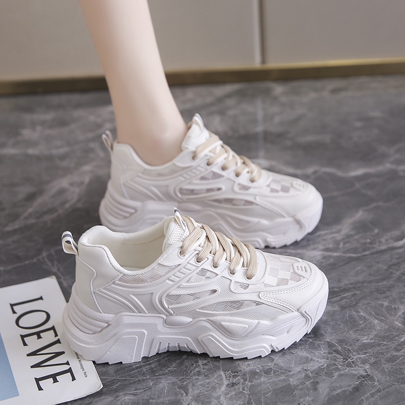 Giày Thể Thao Tăng Chiều Cao Phong Cách Thời Trang Hàn Quốc Cho Nữ