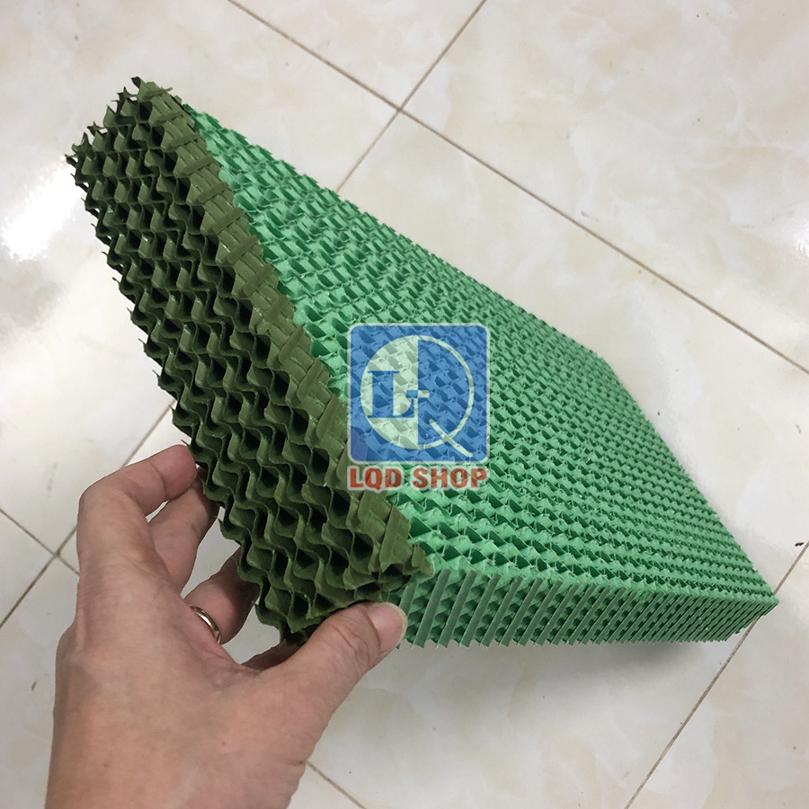 Tấm làm mát quạt hơi nước 62.5x25x5cm | sóng nhỏ