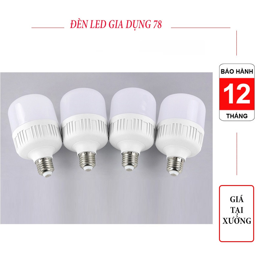 002 Bóng Đèn Led Bulb Trụ Giá Rẻ,Siêu Sáng,Tiết Kiệm Điện