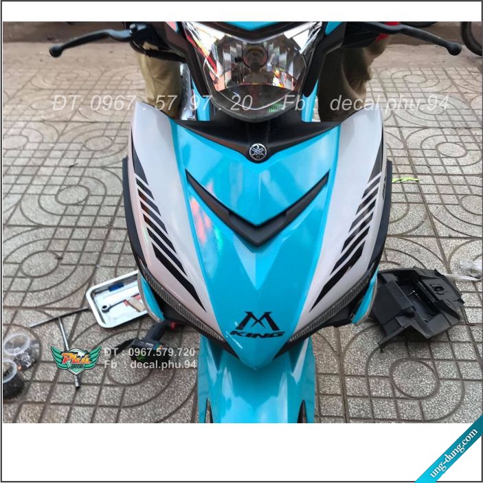 Tem Exciter 150 Rời Mx xanh ngọc (C)