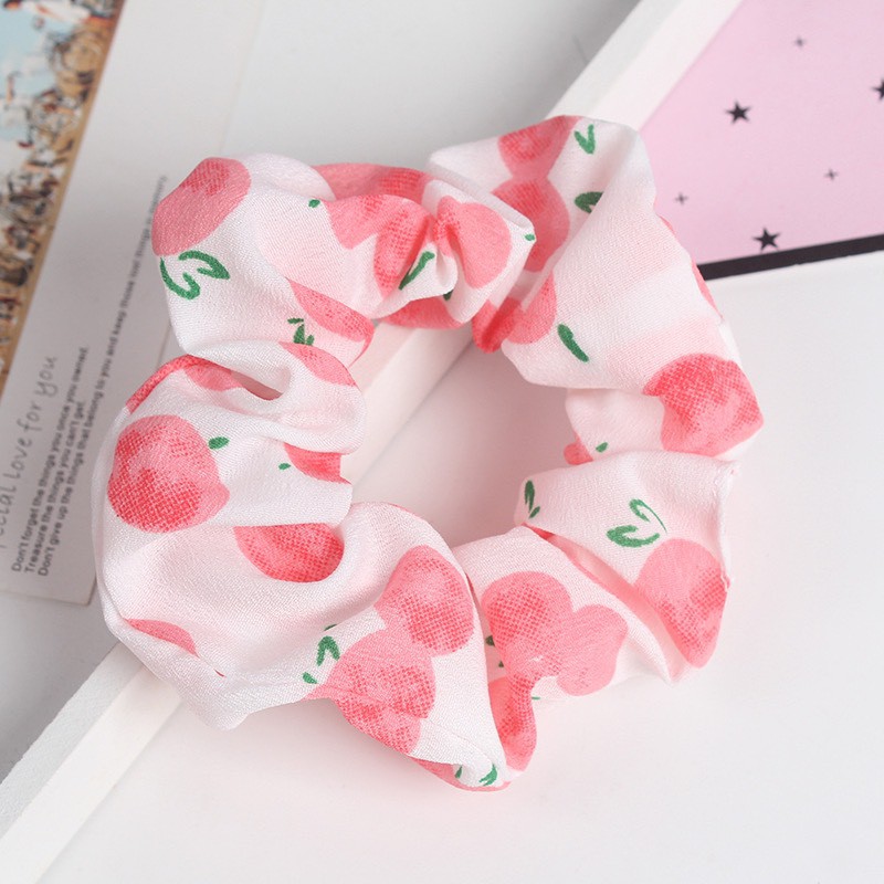 Dây buộc tóc, cột tóc scrunchies hoa quả dễ thương SC13