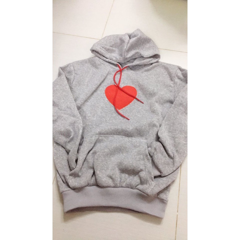 [HOT SIÊU GIẢM GIÁ] ÁO KHOÁC HOODIE NỈ THỜI TRANG NỮ THÊU HÌNH TRÁI TIM SIÊU CUTE | WebRaoVat - webraovat.net.vn