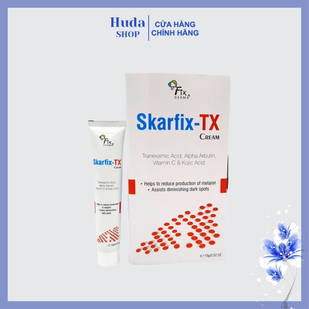 SKARFIX TX CREAM 15GRAM - Kem dưỡng mờ thâm nám, sáng da