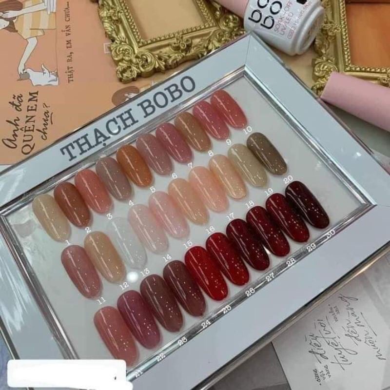 Sơn thạch  bobo sơn móng tay làm nail