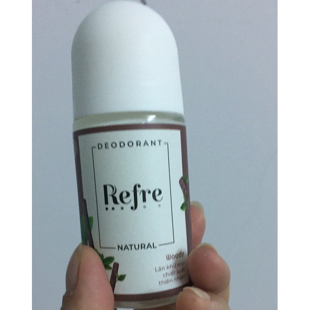 Lăn Khử Mùi Refre Natural Rosemary Hương thảo 40ml