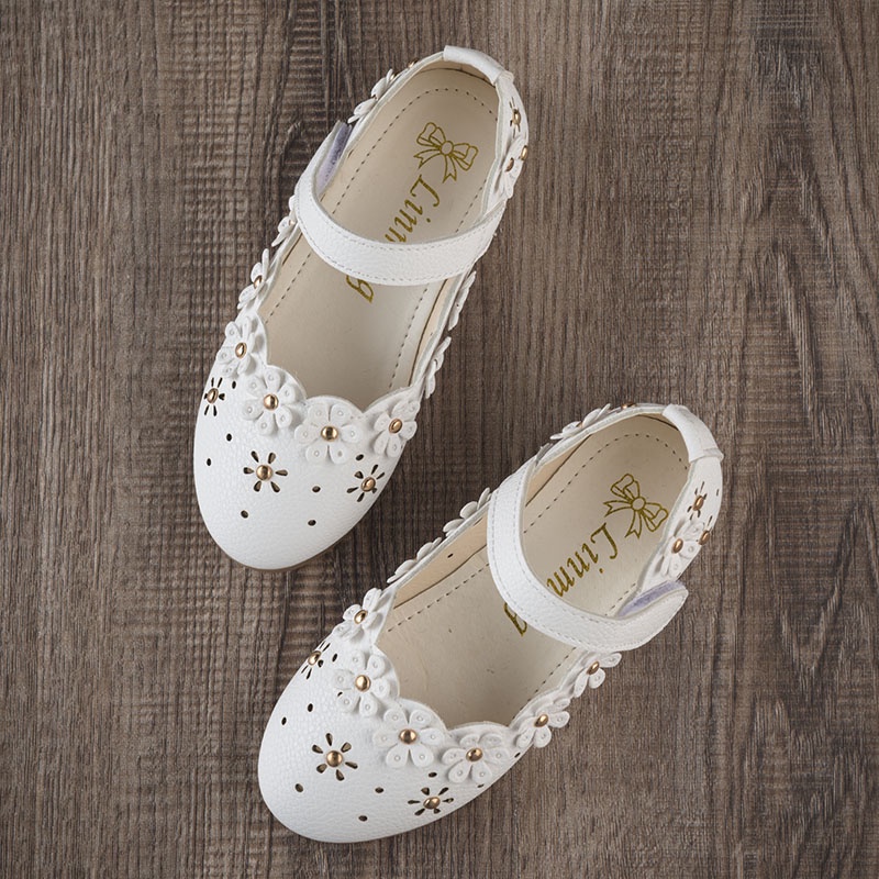 Giày Công Chúa Đế Mềm Thoáng Khí Thời Trang Xuân Thu Cho Bé Gái