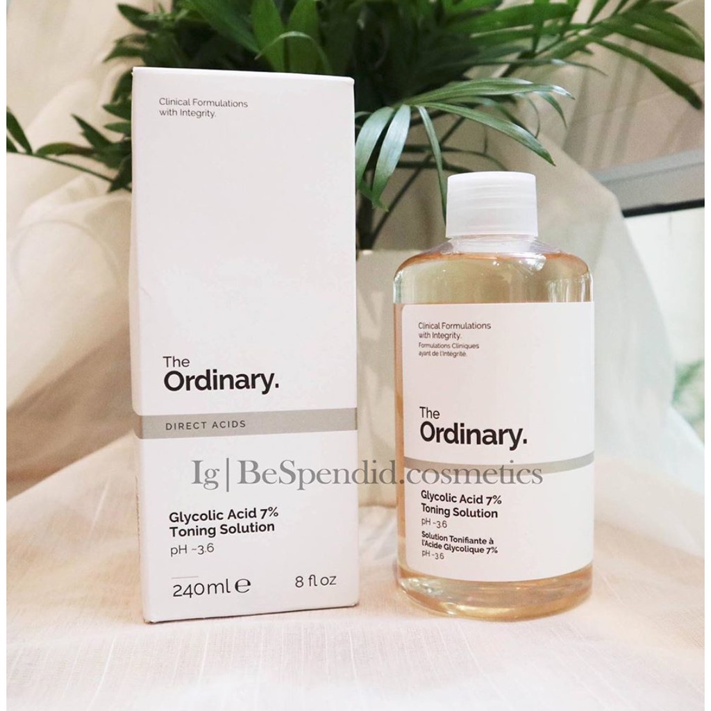 The Ordinary - Toner hoá học tẩy tế bào chết và nâng tone da Glycolic 7% Toning Solution