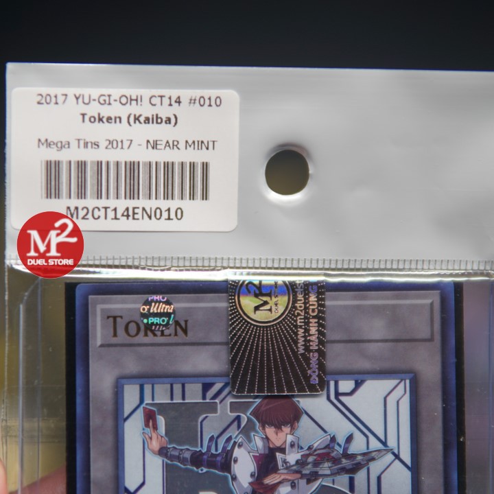 Thẻ bài Yugioh token Kaiba Seto độ hiếm Ultra Rare CT14-EN010 -  Bảo quản M2SCCQ-LITE