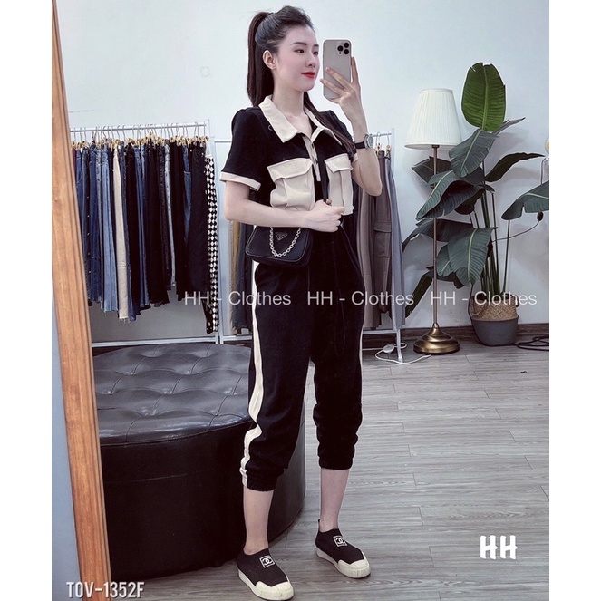 🔥🔥FREESHIP💥BỘ NỮ CỔ BẺ + QUẦN CẠP CHUN . KÈM ẢNH THẬT