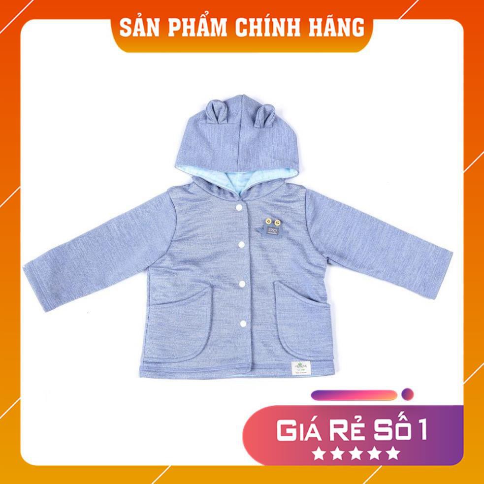 Áo khoác nỉ sơ sinh cho BG tai mèo size 6-36M, cho bạn từ 04-13kg, chất nỉ đanh, ấm áp, mũ tai mèo ngộ nghĩnh xinh xắn