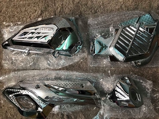 combo 4 món ốp xi mạ crom xe SH 2017 2018 2019