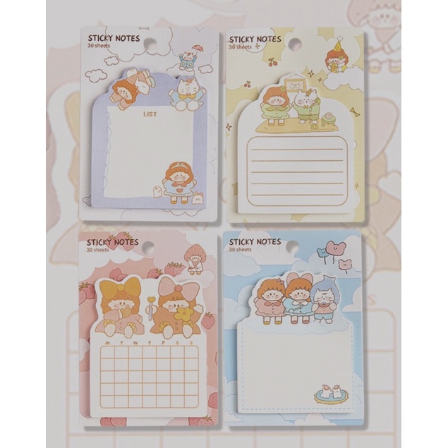 Giấy nhớ siêu kute kích thước 11x7,8cm