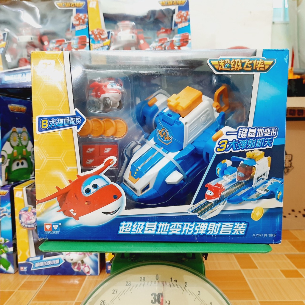 Mô hình tàu bay thế giới mini đồ chơi đội bay siêu đẳng super wings cho trẻ em