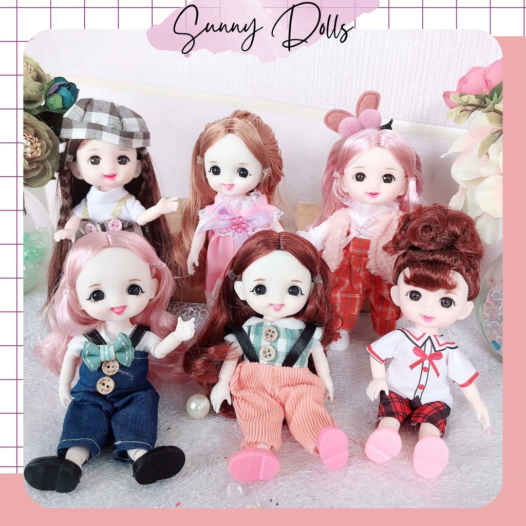 Búp Bê Em Bé Mong Mặt Cười OB11 Baboliy 13 Khớp cao 16cm
