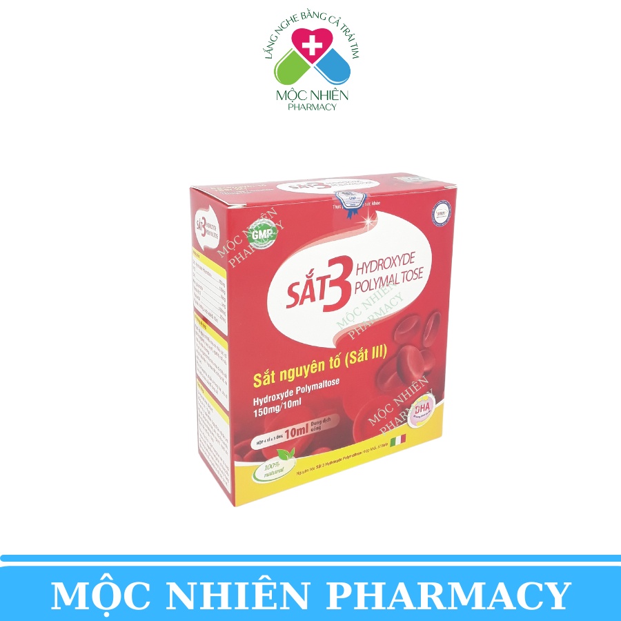 Sắt Cho Bé, Sắt Cho Bà Bầu, Sắt Hữu Cơ, Bổ Sung Sắt, Vị Thơm Ngon, Mộc Nhiên Pharmacy