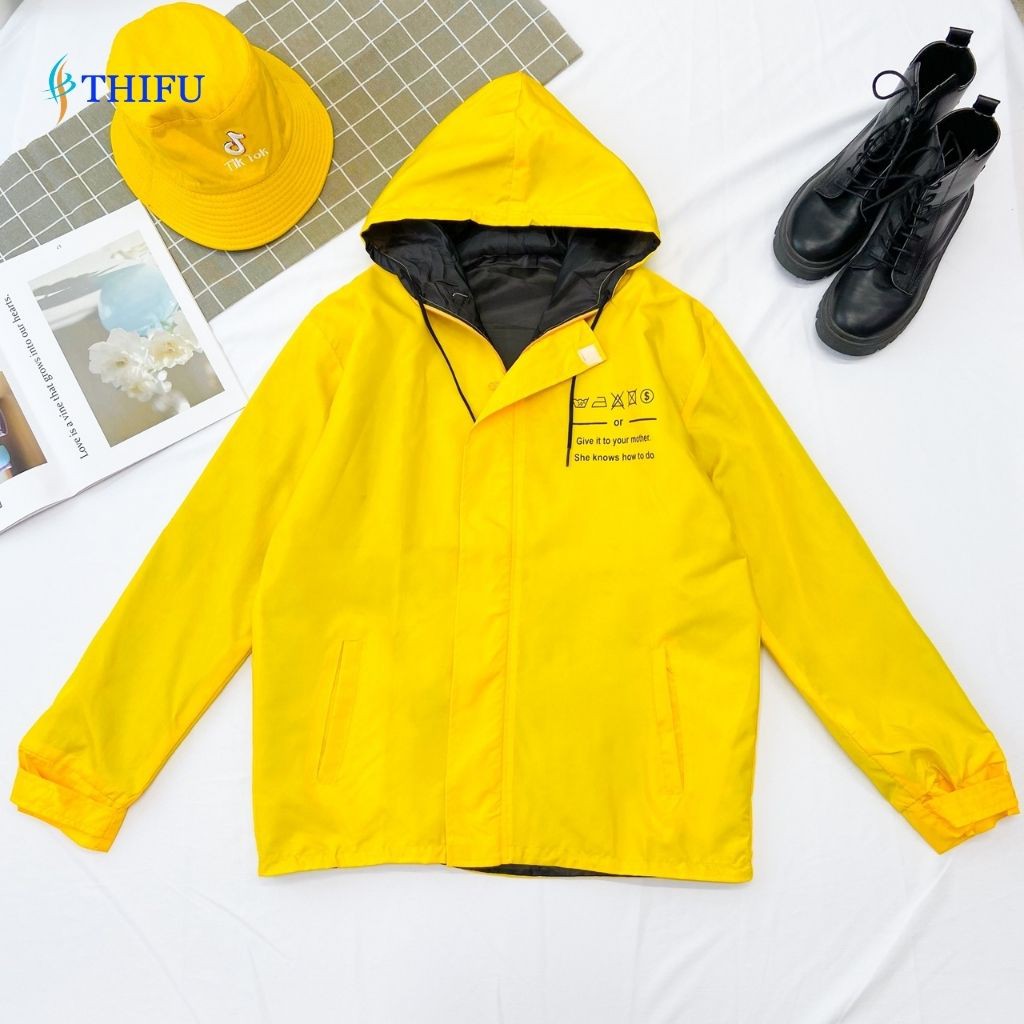 Áo Khoác Dù THIFU FASHION Hai Lớp In Ký Hiệu, Ao Khoac Chống Nắng Tránh Mưa Cho Nam Và Nữ | BigBuy360 - bigbuy360.vn