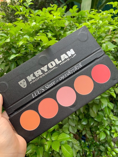 Bảng Má Hồng Kryolan 5 ô