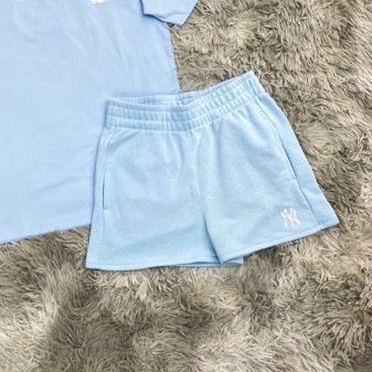 (HÀNG XUẤT XỊN) Quần Short xanh NY015 Shorts Blue Sky,  Made in Cambo full tag code Size S M L