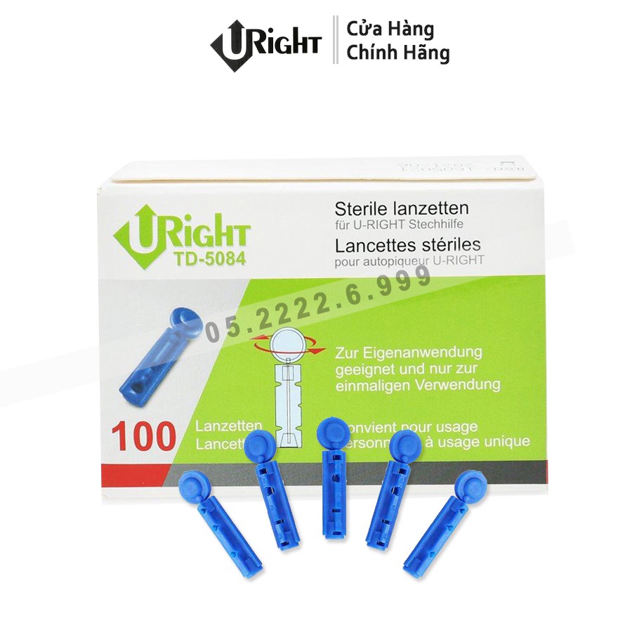Hộp 100 Kim Chích Máu Dùng Cho Máy Đo Đường Huyết