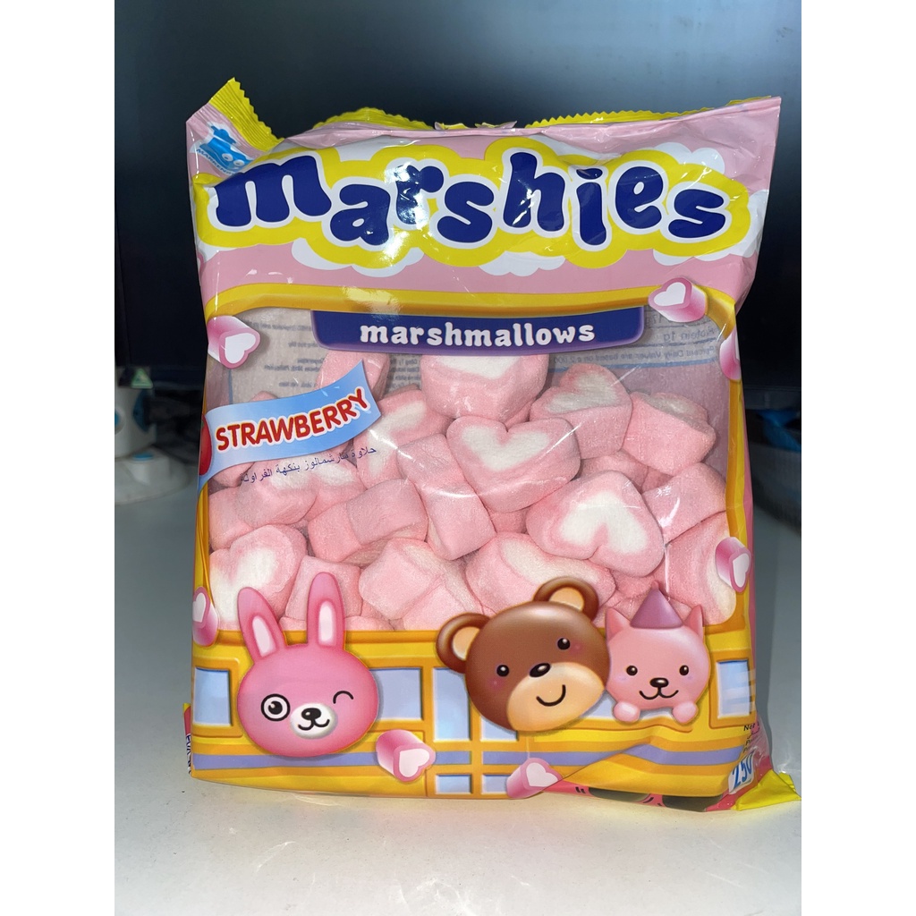 Kẹo Bông Gòn Marshies Hương Dâu