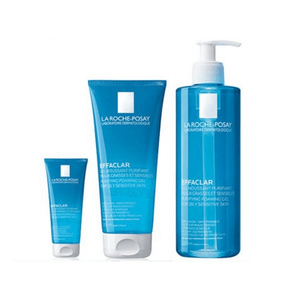 GEL RỬA MẶT TẠO BỌT LÀM SẠCH DÀNH CHO DA DẦU NHẠY CẢM LA ROCHE-POSAY EFFACLAR FOAMING GEL 50ML | 200ML | 400ML | BigBuy360 - bigbuy360.vn