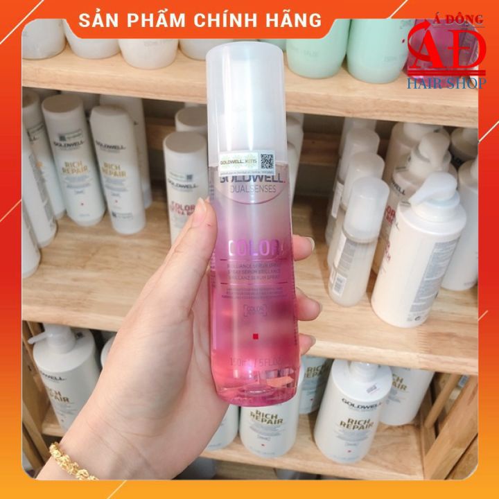 XỊT DƯỠNG GOLDWELL DUALSENSES COLOR BRILLIANCE SERUM SPRAY GIỮ MÀU TÓC NHUỘM - ĐỨC 150ML