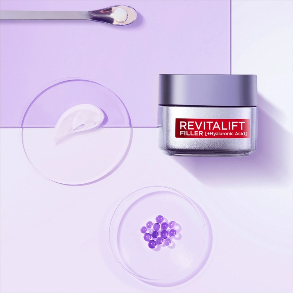 Kem dưỡng da chống lão hóa, cấp nước chuyên sâu Loreal Revitalift Filler, 50ml, hàng nội địa Đức