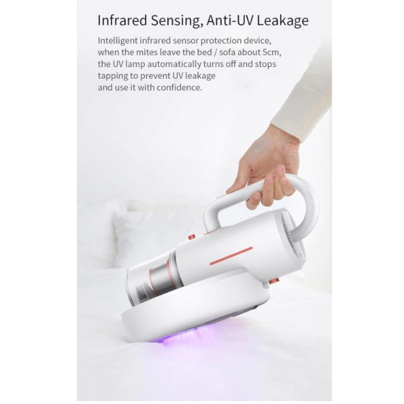 MÁY HÚT BỤI GIƯỜNG NỆM KHÔNG DÂY ĐA NĂNG DEERMA CM1900 diệt khuẩn bằng tia UV