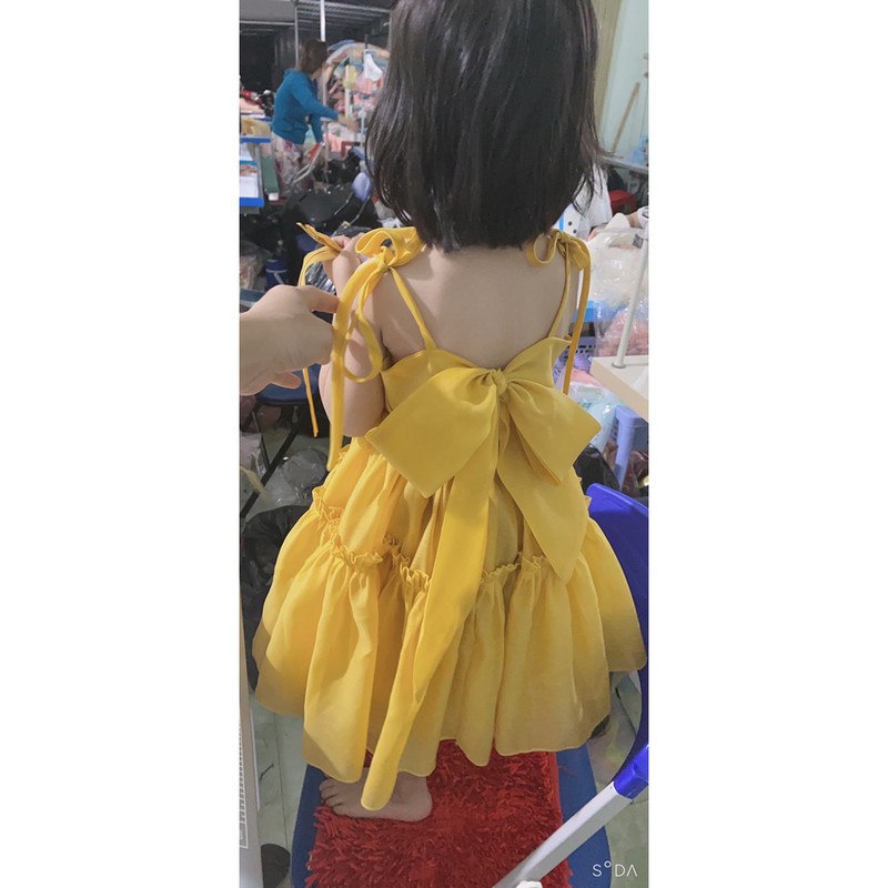 Váy công chúa cột nơ