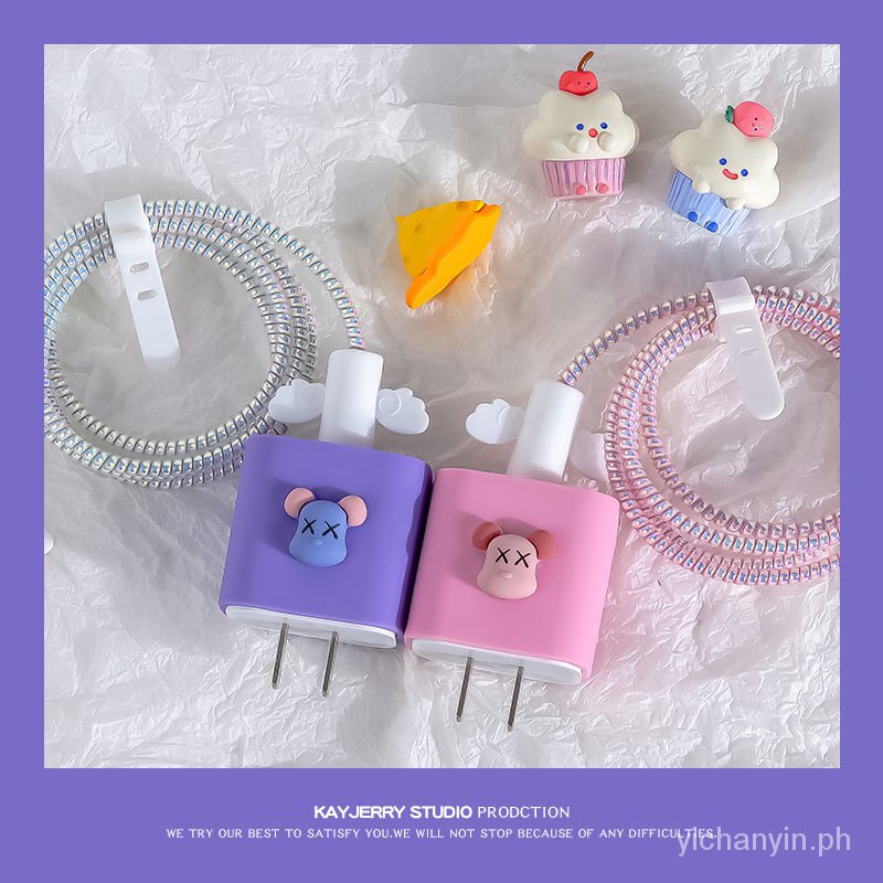 Vỏ bảo vệ hộp sạc + cáp có thể thay thế thích hợp cho iphone 11/12 promax 20W Bite pad2020