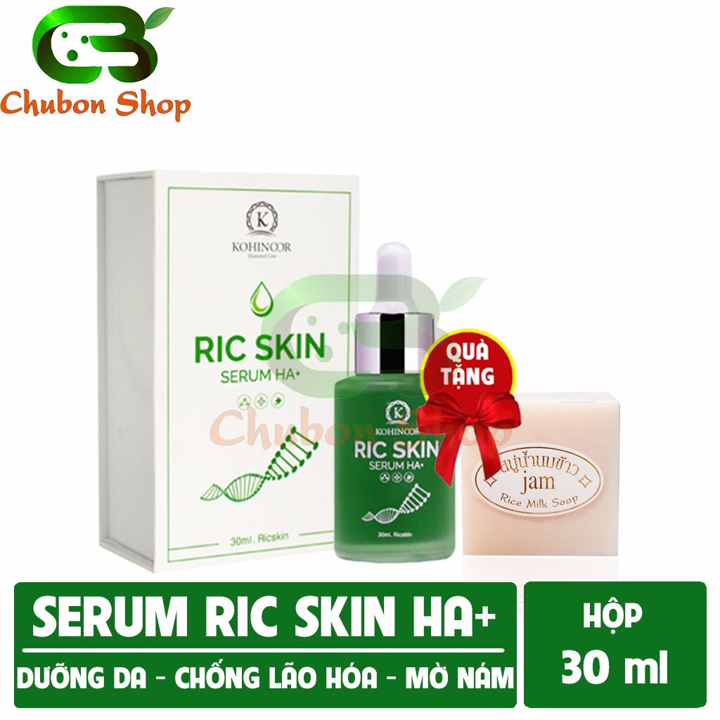 Ric Skin Combo Serum + Sữa rửa mặt Ric Skin Wash Foam