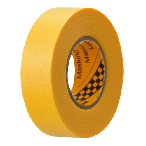 Băng keo giấy 3M 243J che sơn Masking Tape, 10mmx18m và 20mm x18m