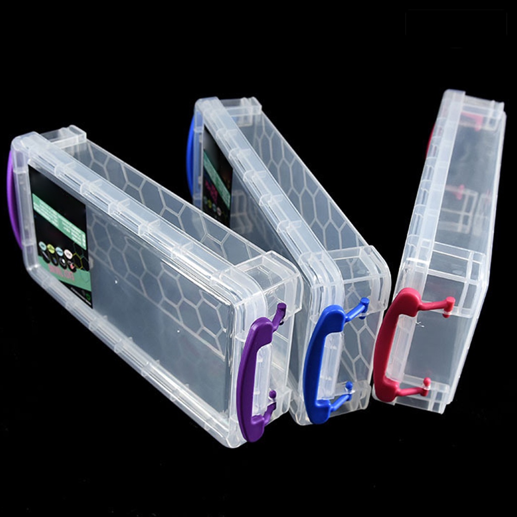 [Hot]✍Hộp Đựng Bút Trong Suốt Chống Bụi Chịu Lực Tốt Tiện Dụng