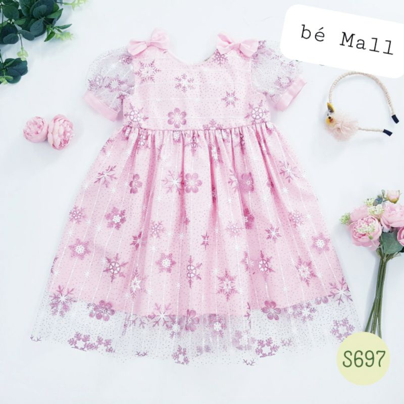 Đầm Elsa Oliriver kids màu hồng xinh xắn như công chúa
