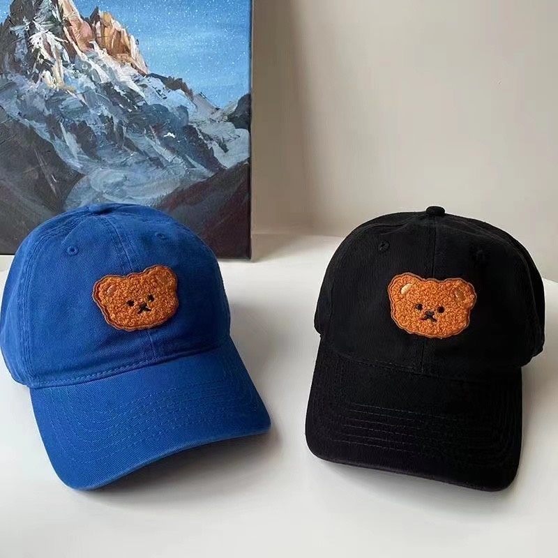 Nón Lưỡi Trai Mềm Thoáng Khí Thêu Chữ Phong Cách Hàn Quốc Cho Nữ