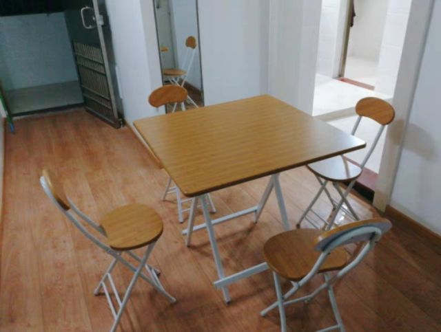 BỘ BÀN 6 GHẾ GẬP ĐA NĂNG | BigBuy360 - bigbuy360.vn