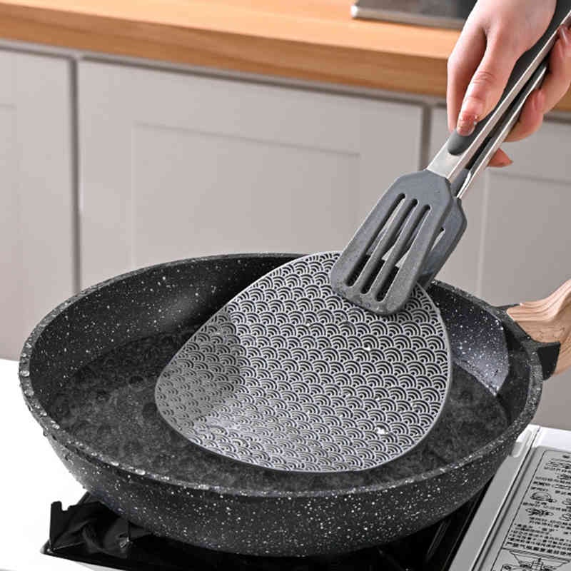 Tấm Lót Bàn Ăn Bằng Silicone Cách Nhiệt Chống Bỏng Họa Tiết Tổ Ong