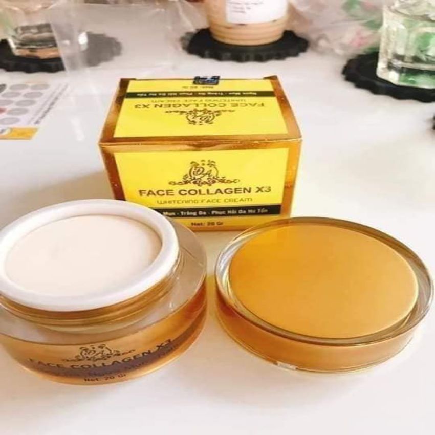 [CAM KẾT CHÍNH HÃNG] Kem Face Collagen X3 ngừa mụn, hết thâm nám, Mỹ Phẩm Đông Anh