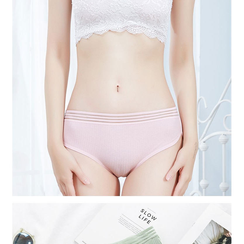 [CÓ SIZE L] Quần lót nữ, quần lót Muji tăm tre thông thoáng QC71 | BigBuy360 - bigbuy360.vn