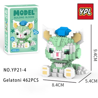 Bộ đồ chơi lắp ráp hoạt hình Disney LEQIAZHIXING cỡ nhỏ 6 + giáo dục sớm cho bé