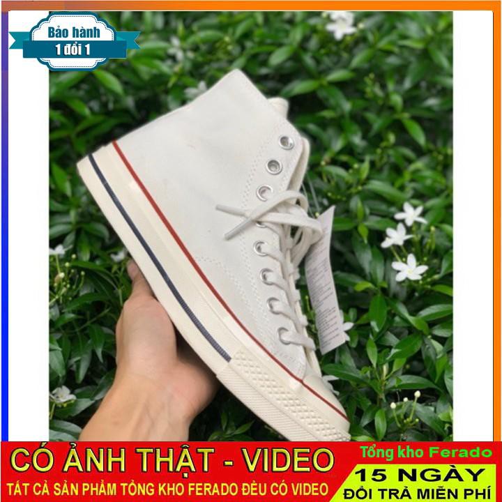 [ xả kho ] MiD Giày cv trắng cổ cao (ảnh thật)